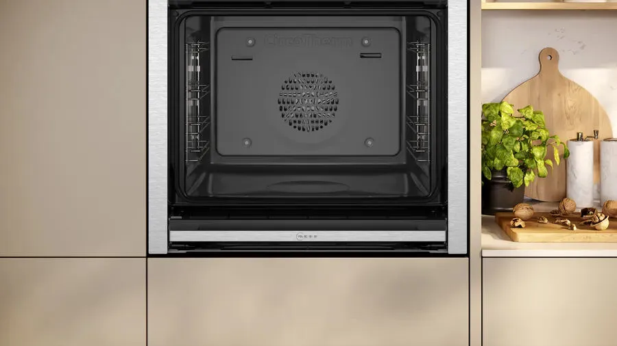 Neff N 50 B4ACF1AN3B fırın 71 l 2990 W Siyah, Paslanmaz çelik Thumbnail 2