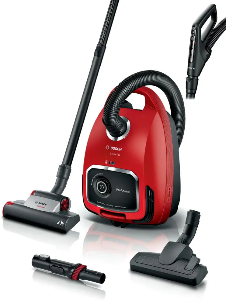 Bosch Serie 6 BGL6PETGB elektrik süpürgesi 4 l Silindir vakum Kuru 850 W Toz torbası Elektrikli Süpürge