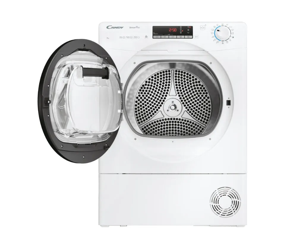 Candy Smart Pro CRO4 H7A2TBE-S 31102870 7 kg Isı Pompalı Kurutma Makinesi Thumbnail 1