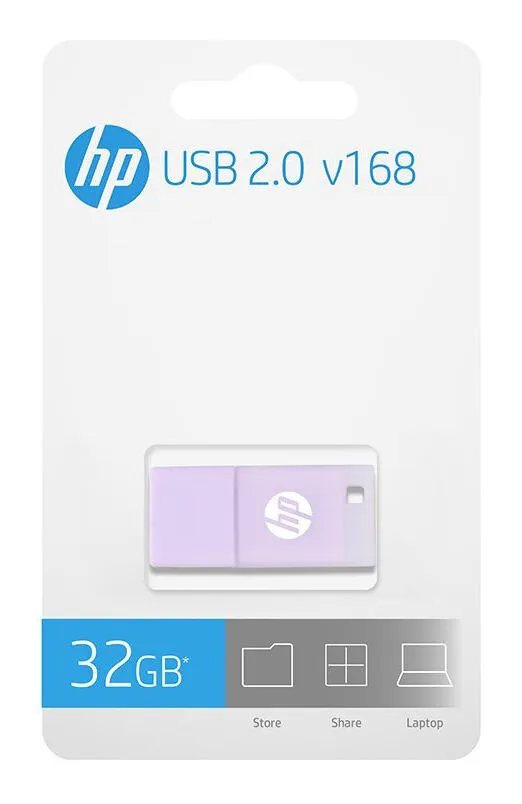 HP v168 USB flash sürücü 32 GB A tipi USB 2.0 Leylak Thumbnail 6