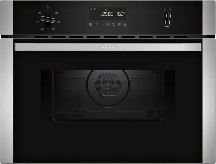 Neff N 50 C1AMG84N1B fırın 44 l Siyah, Paslanmaz çelik