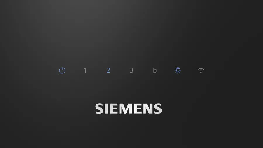 Siemens iQ300 LC67KFN60B ocak bacası Duvara monteli Siyah 431 m³/Saat Thumbnail 3