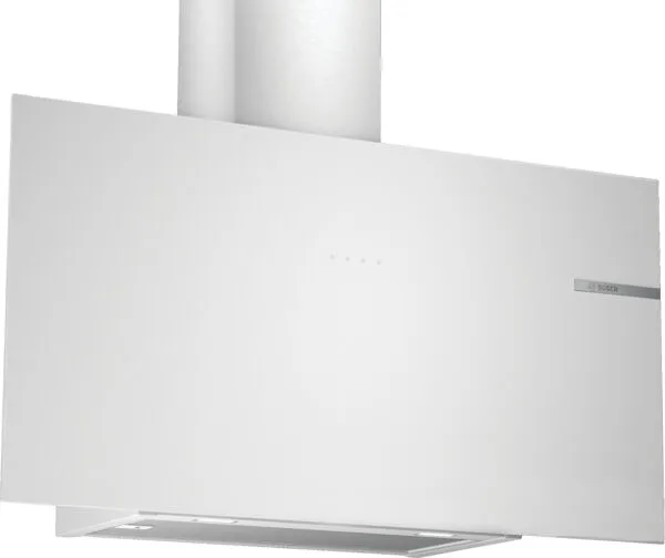 Bosch Serie 4 DWF95AJ20T ocak bacası Duvara monteli Beyaz 649 m³/Saat Davlumbaz ve Aspiratö