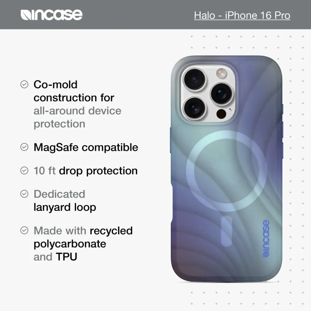 Incase HALO IPHONE 16 PRO Cep telefonu kılıfı 15,8 cm (6.2") Kapak Mavi, Mor Thumbnail 1