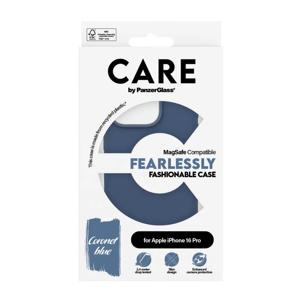 PanzerGlass CARE™ by PanzerGlass® Case Blue w. MagSafe iPhone 16 Pro 1382 Thumbnail 3