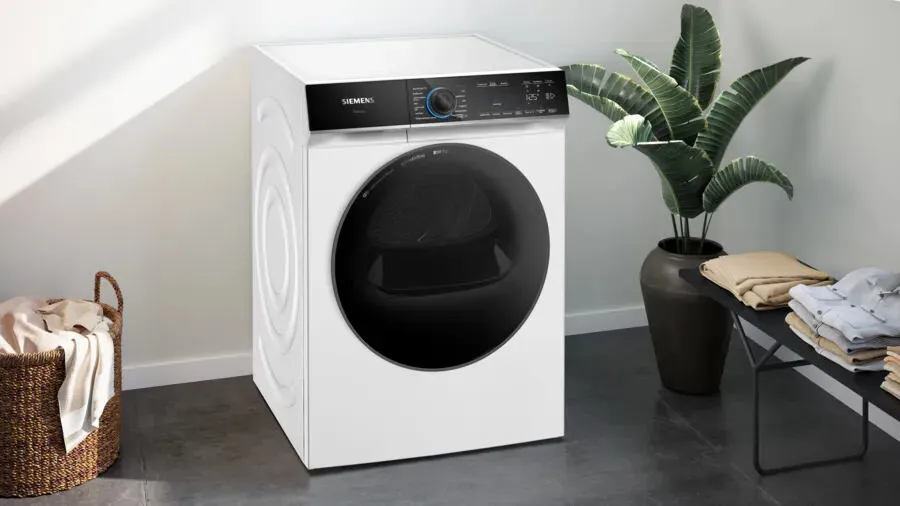 Siemens WR47B2C7NL kurutucu Solo Önden yüklemeli 9 kg Beyaz Thumbnail 2
