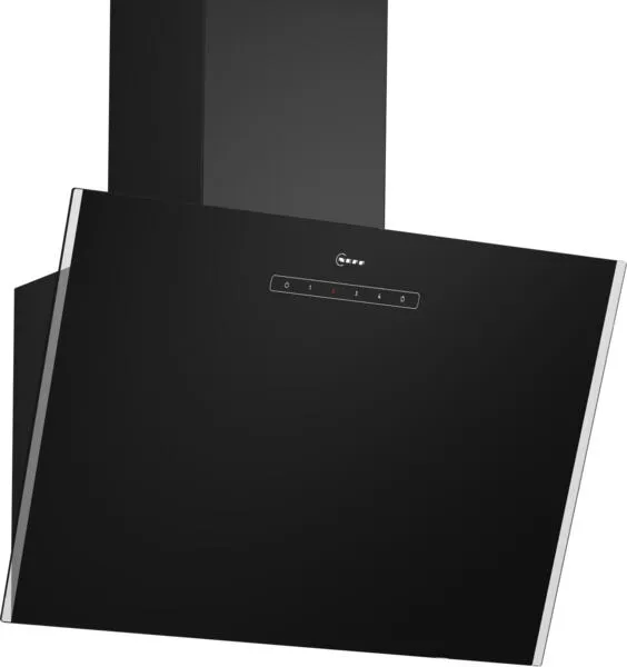 Neff D63IDK1S0 ocak bacası Duvara monteli Siyah 430 m³/Saat Davlumbaz ve Aspiratö