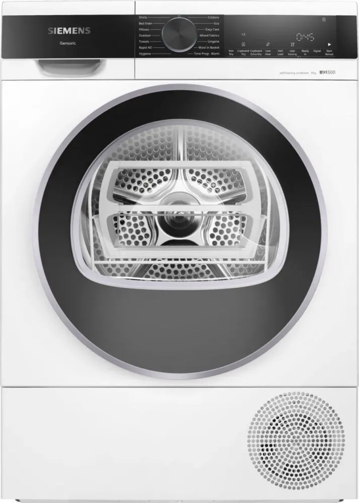 Siemens iQ500 kurutucu Solo Önden yüklemeli 9 kg Beyaz Kurutma Makinesi