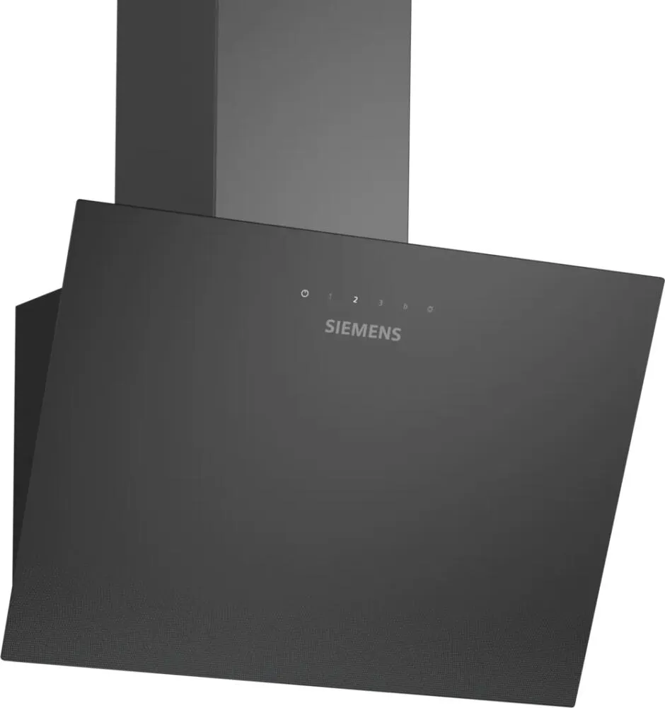 Siemens LC65KDK6K ocak bacası Duvara monteli Siyah 430 m³/Saat Davlumbaz ve Aspiratö