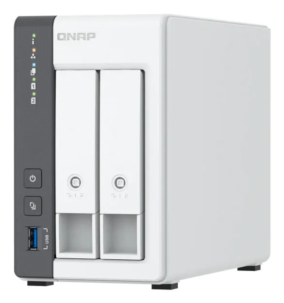 QNAP TS-216G NAS Dikey (Tower) Cortex-A55 4 GB 32 TB HDD Beyaz