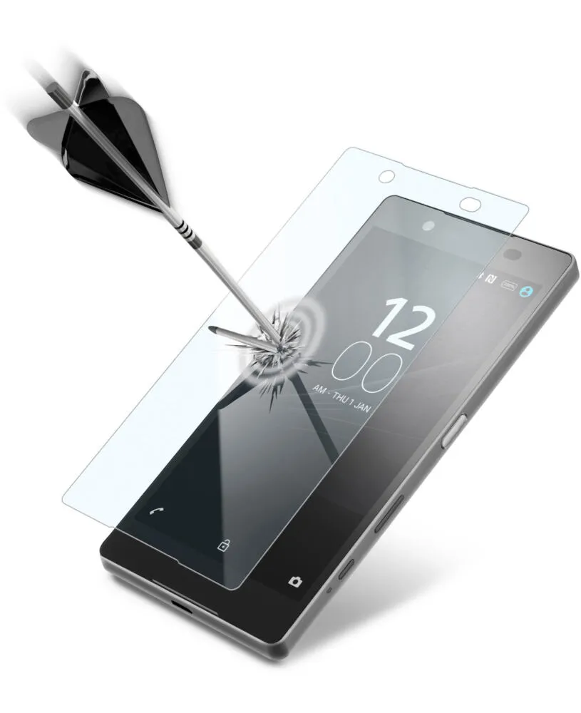Cellularline TEMPGLASSXPRZ5 Cep Telefonu Ekran ve Arka Koruyucusu Ekran berraklık koruma Sony 1 adet Ekran Koruyucu