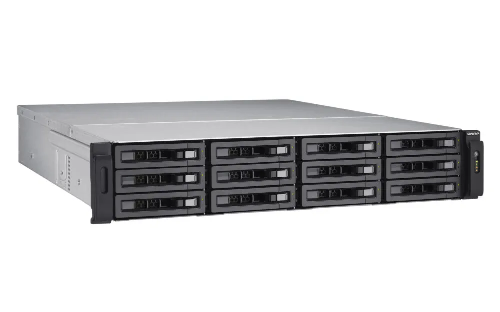 QNAP TS-EC1280U R2 4 GB TS-EC1280U-E3-4GE-R2/24TB-EXOS Thumbnail 3