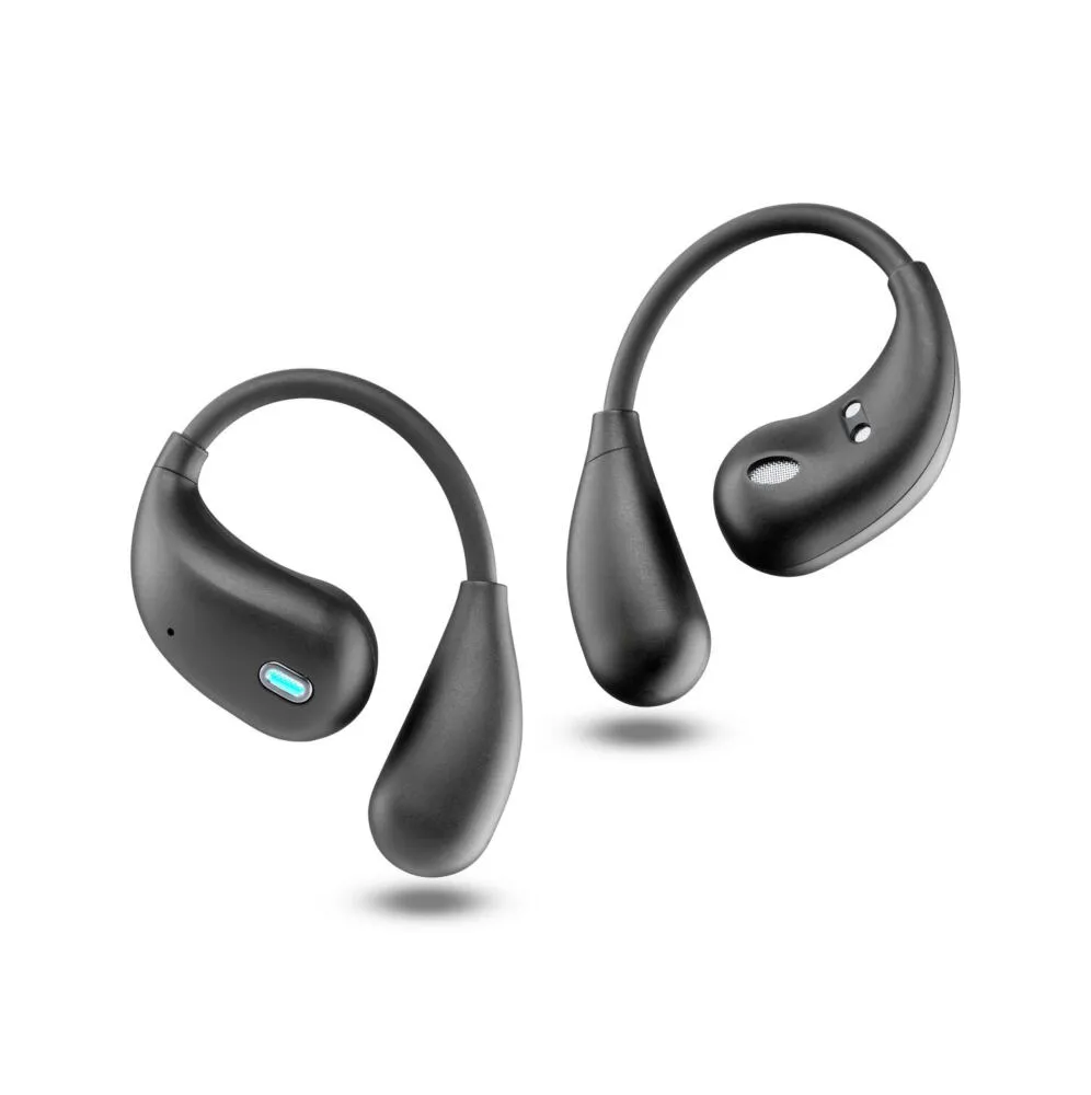 Cellularline BTNEBITTWSK kulaklık ve mikrofonlu kulaklık True Wireless Stereo (TWS) Açık Kulak, Kulak içi Aramalar/Müzik Bluetooth Siyah