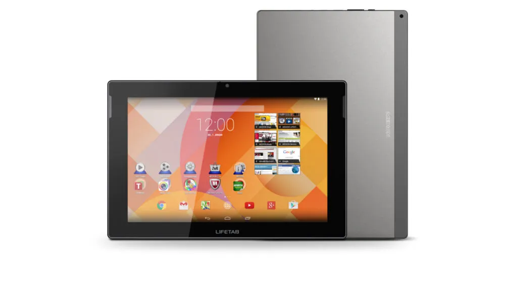 MEDION LIFETAB S10345 Intel Atom® 32 GB 25,6 cm (10.1") 2 GB Wi-Fi 4 (802.11n) Android Gri Tablet