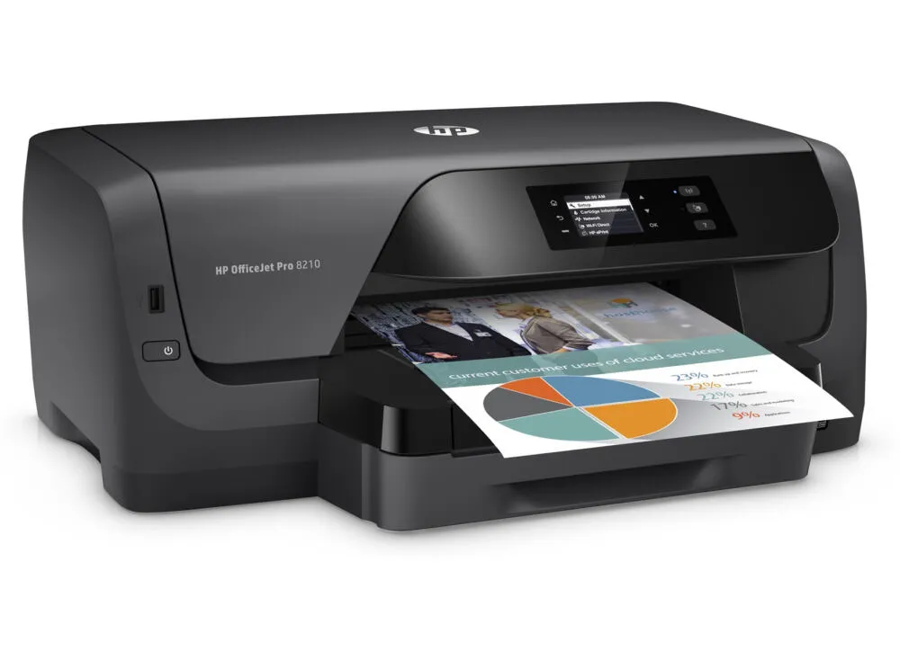 HP Officejet Pro 8210 inkjet yazıcı Renk 2400 x 1200 DPI A4 Wi-Fi Thumbnail 2