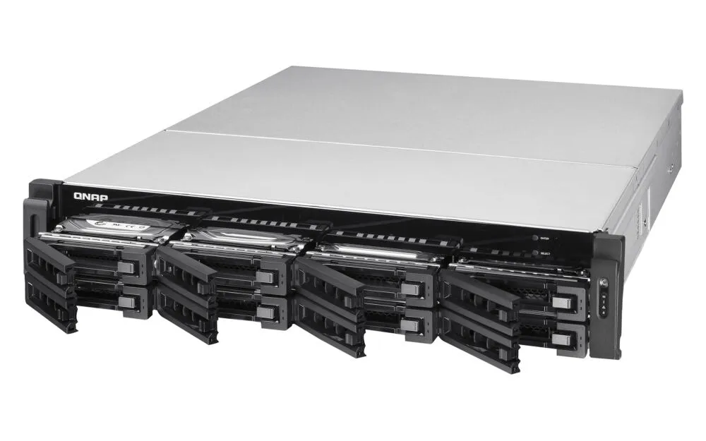QNAP TS-EC880U R2 4 GB TS-EC880U-E3-4GE-R2/16TB-REDPRO Thumbnail 4