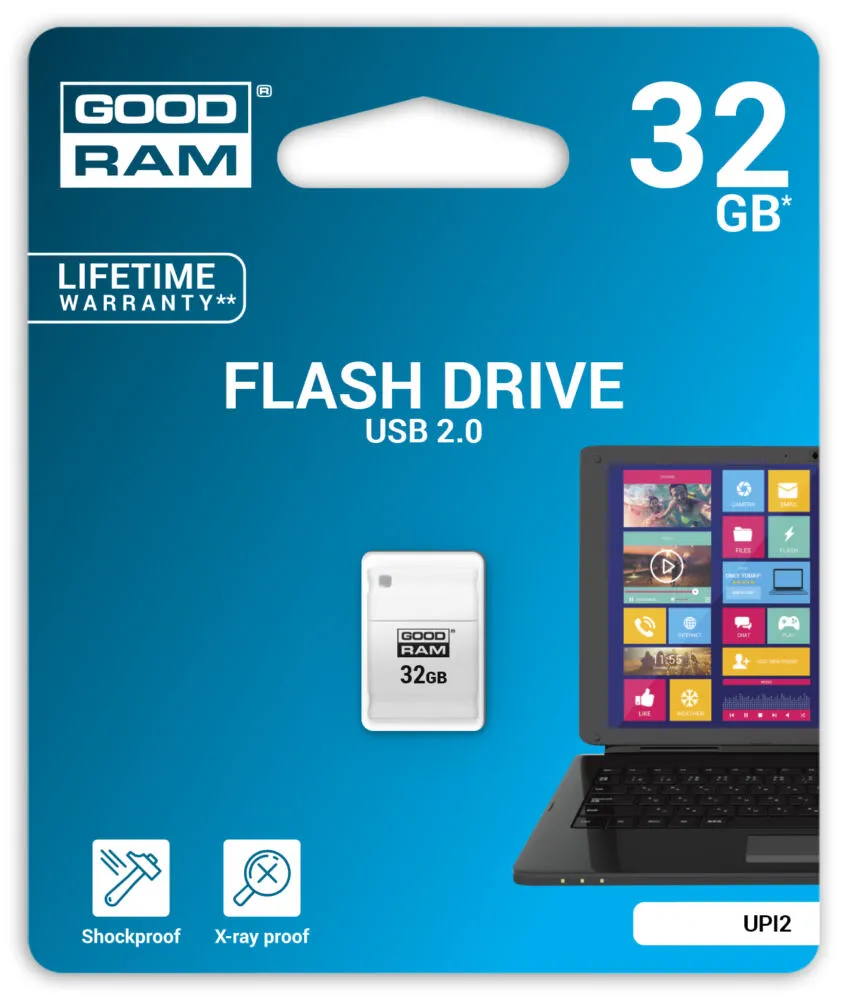 Goodram UPI2 32 GB UPI2-0320W0R11 USB 2.0 Flash Bellek Thumbnail 8