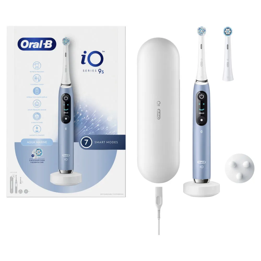 Oral-B 80837837 elektrikli diş fırçası Yetişkin Mavi, Beyaz Thumbnail 3
