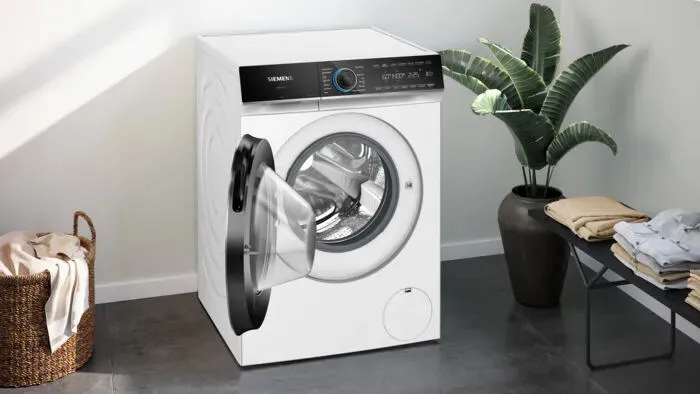 Siemens iQ700 WG44B2APDN çamaşır makinesi Önden yüklemeli 9 kg 1400 RPM Siyah, Beyaz Thumbnail 2