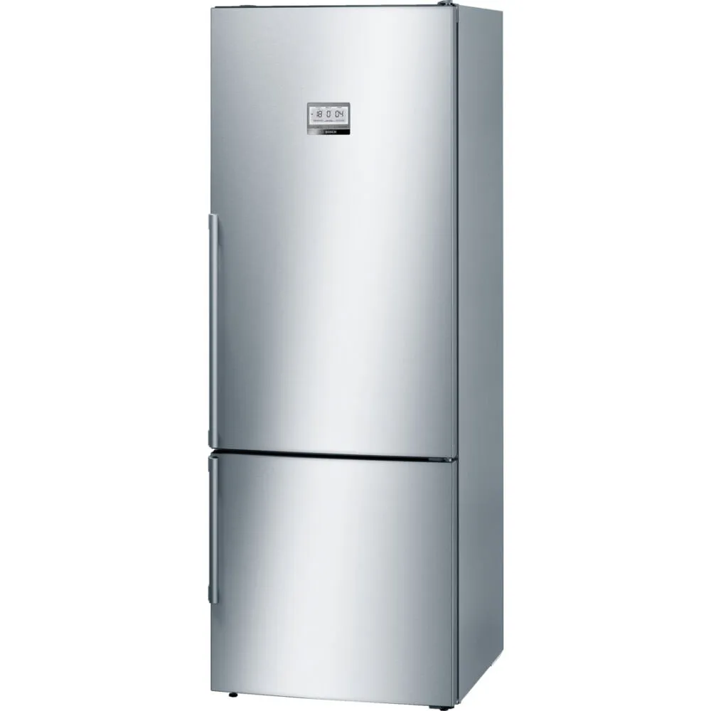 Bosch Serie 8 KGF56HI40 donduruculu buz dolabı Solo 480 l Paslanmaz çelik Buzdolabı