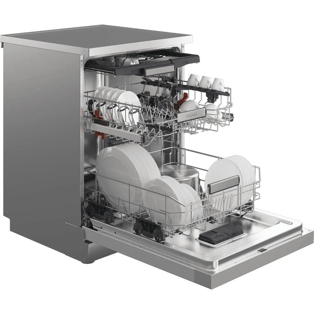 Hotpoint MaxiSpace H7F HP61X UK 859991731280 15 Kişilik 10 Programlı Bulaşık Makinesi Thumbnail 3