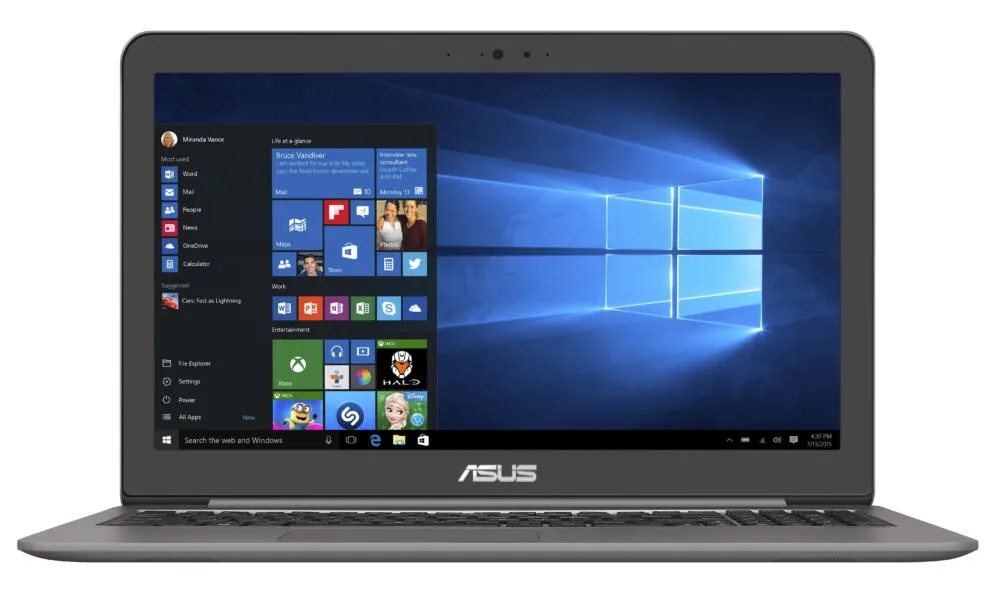 ASUS Zenbook UX510UW-CN143R 90NB0CB1-M02000 Laptop Thumbnail 3