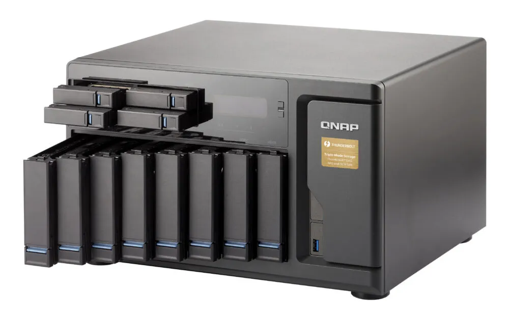 QNAP TVS-1282T 16 GB TVS-1282T-I5-16G/24TB-RED Thumbnail 1