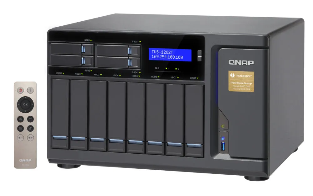 QNAP TVS-1282T 16 GB TVS-1282T-I5-16G/24TB-RED Thumbnail 12