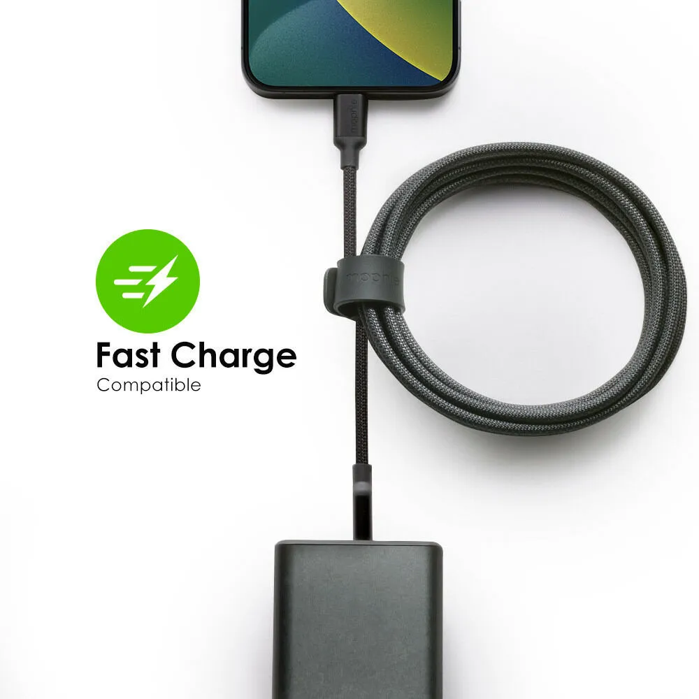 mophie 409913946 USB kablo USB 2.0 2 m USB C Siyah Thumbnail 2