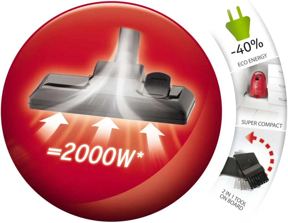Moulinex MO2430PA 2000 W Elektrikli Süpürge Thumbnail 2
