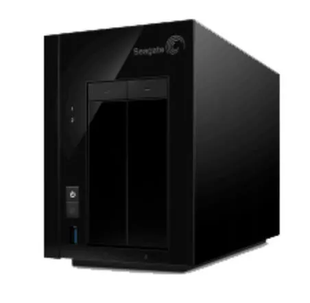 Seagate STDD200 NAS Mini Dikey (Tower) 2 GB DDR3 14 TB HDD Seagate NAS OS Siyah