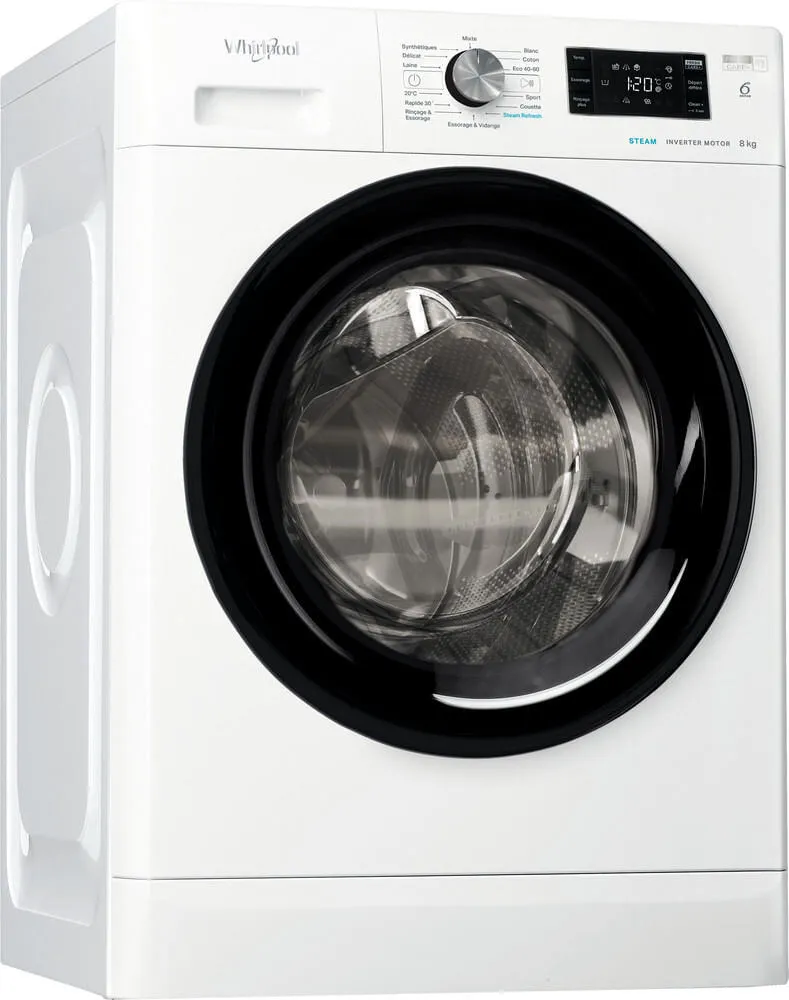 Whirlpool FFB 827 BV FR çamaşır makinesi Önden yüklemeli 8 kg 1200 RPM Beyaz Çamaşır Makineleri