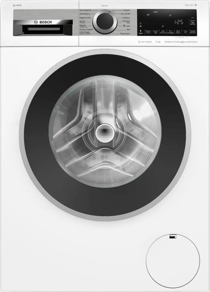 Bosch Serie 8 WGG244F0IT çamaşır makinesi Önden yüklemeli 9 kg 1400 RPM Beyaz Çamaşır Makineleri