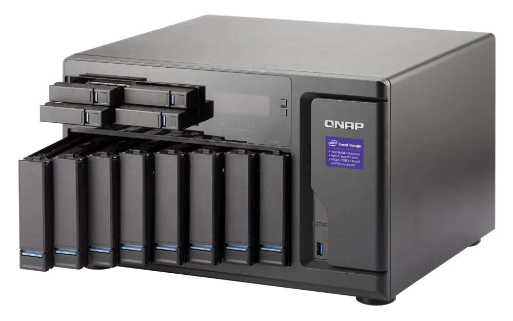 QNAP TVS-1282 8 GB TVS-1282-I3-8G-16TB-GLD Thumbnail 9