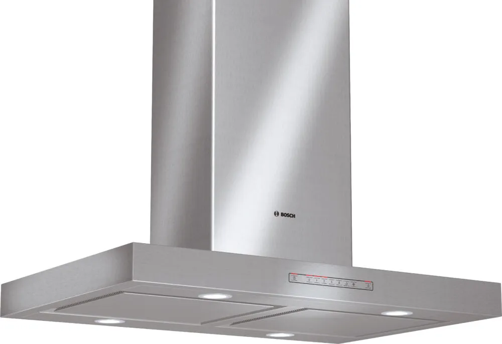 Bosch DIB099950 ocak bacası Duvara monteli Gümüş 900 m³/Saat Davlumbaz ve Aspiratö