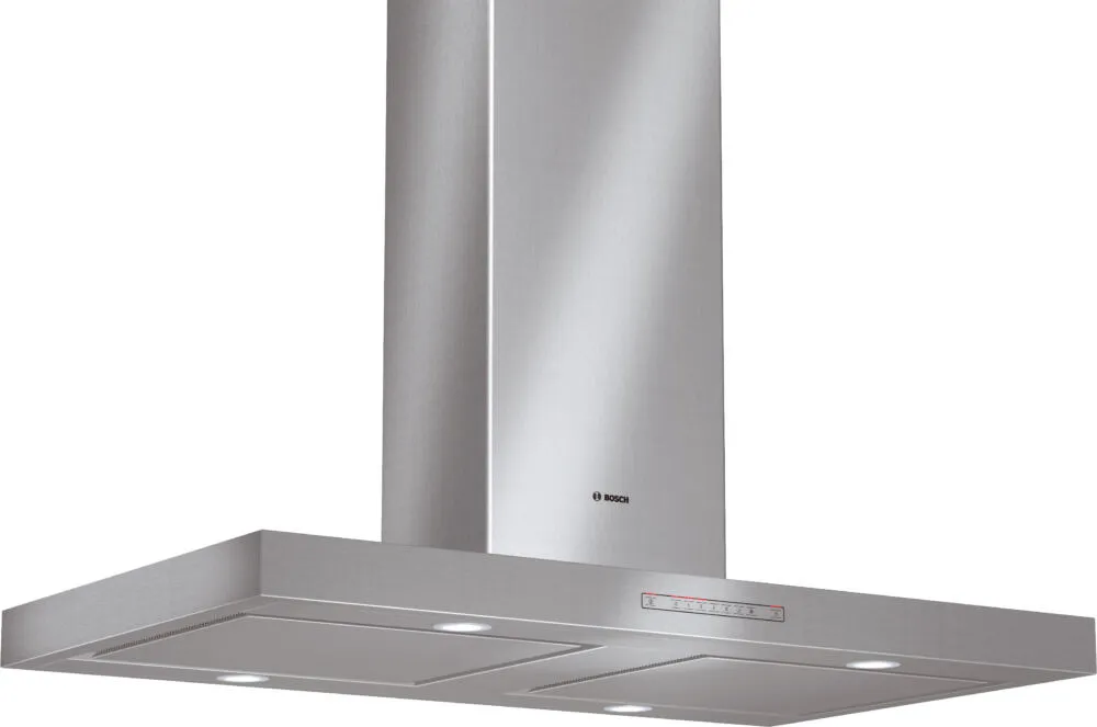 Bosch DIB129950 ocak bacası Duvara monteli Gümüş 900 m³/Saat Davlumbaz ve Aspiratö