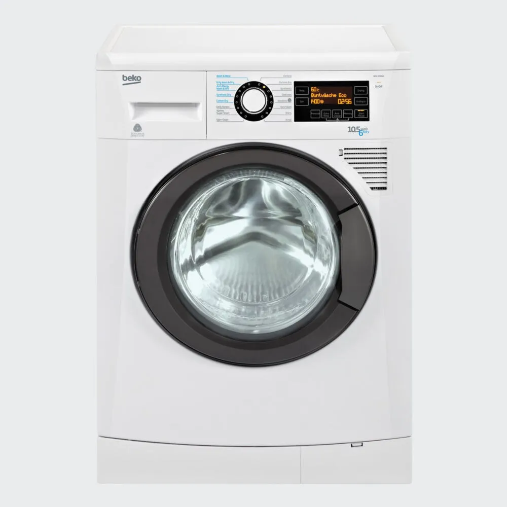 Beko WDA 105614 çamaşır kurutma makinesi Solo Önden yüklemeli Beyaz Kurutmalı Çamaşır Makinesi
