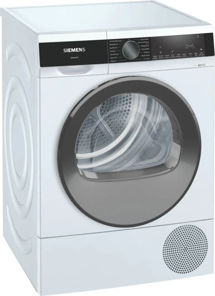 Siemens iQ500 WQ33G2D00 kurutucu Solo Önden yüklemeli 8 kg Beyaz Kurutma Makinesi