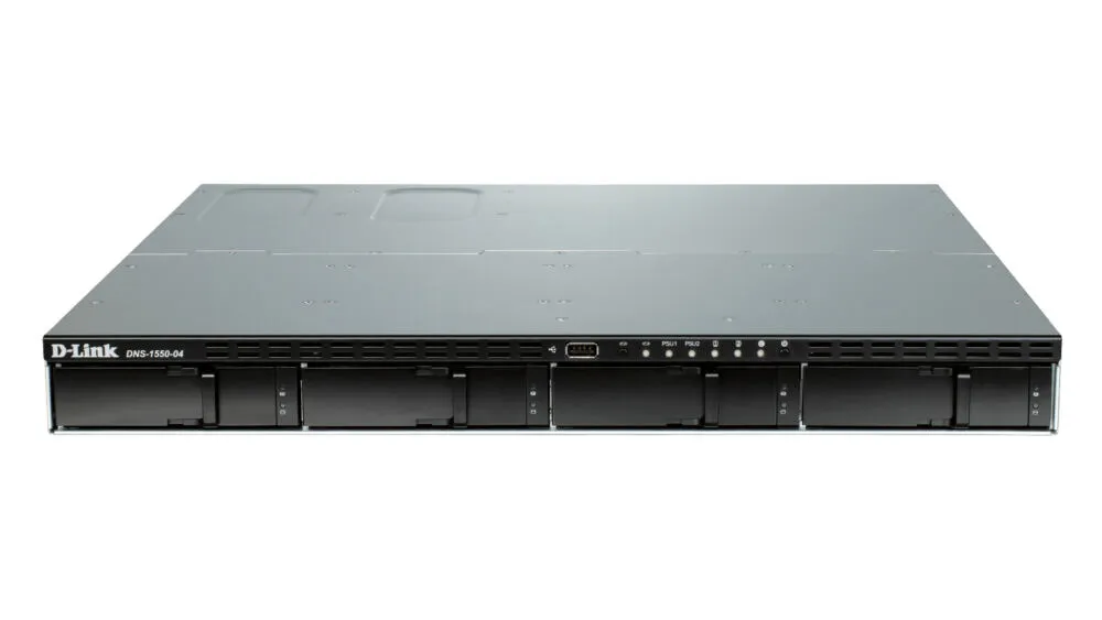 D-Link DNS-1550-04 NAS Yatay (1U) Intel Atom® D525 2 GB 24 TB Siyah, Gri