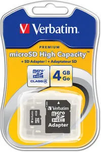 Verbatim MicroSDHC 4GB Thumbnail 1