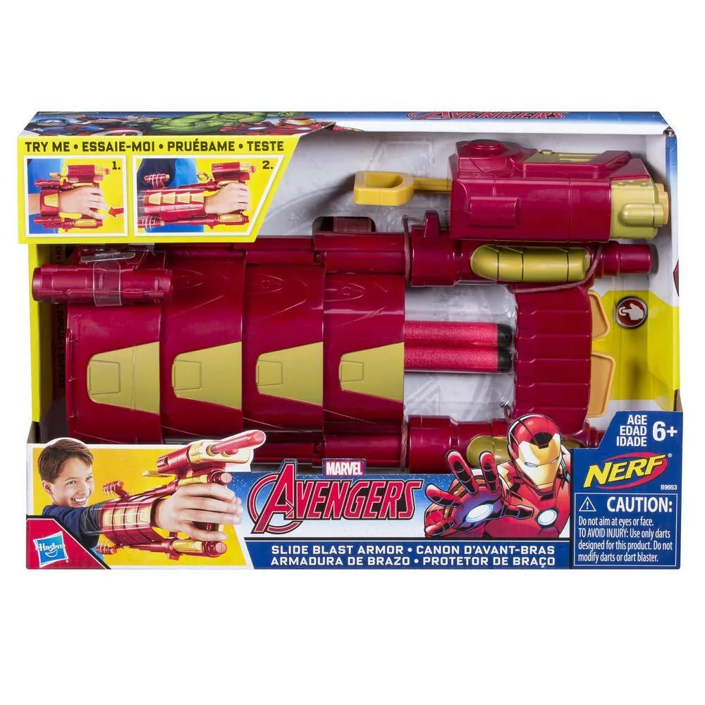 Hasbro Marvel Iron Man Slide Blast Armor Thumbnail 1