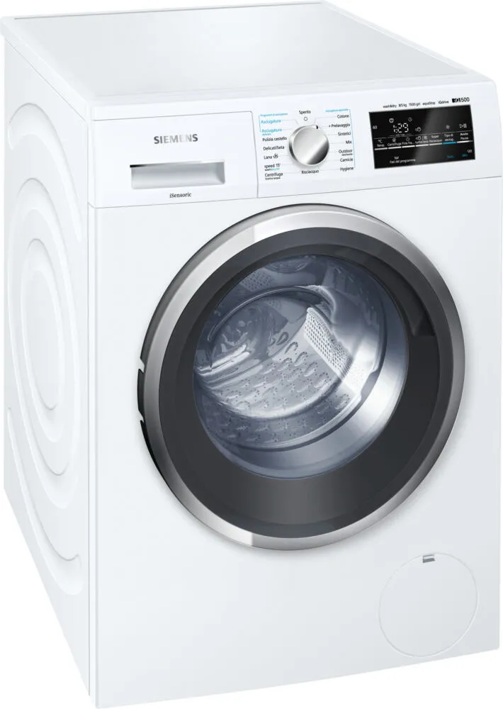 Siemens WD15G441IT çamaşır kurutma makinesi Solo Önden yüklemeli Beyaz Kurutmalı Çamaşır Makinesi