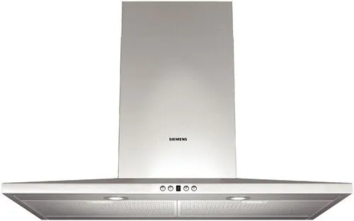 Siemens LC957WA41 ocak bacası Duvara monteli Gümüş 650 m³/Saat Davlumbaz ve Aspiratö