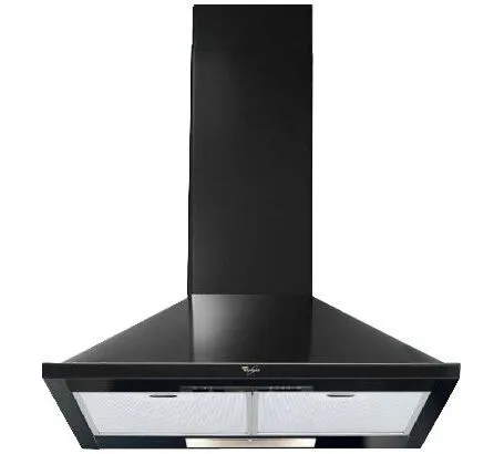 Whirlpool AKR 648 Duvara monteli Siyah 352 m³/Saat Davlumbaz ve Aspiratö