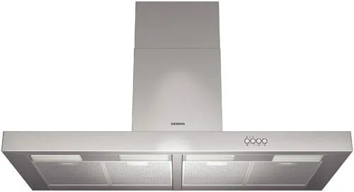 Siemens LC257BA20 ocak bacası Duvara monteli Paslanmaz çelik 800 m³/Saat Davlumbaz ve Aspiratö