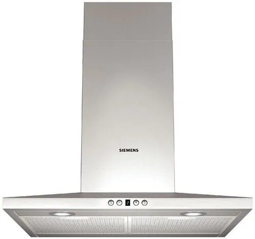 Siemens LC657WA41 ocak bacası Duvara monteli Paslanmaz çelik 770 m³/Saat Davlumbaz ve Aspiratö