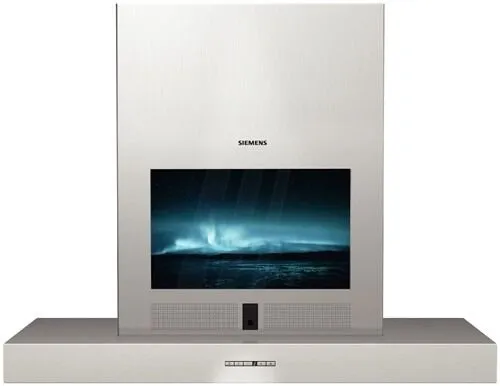 Siemens LC956BC60 ocak bacası Duvara monteli Paslanmaz çelik 650 m³/Saat Davlumbaz ve Aspiratö