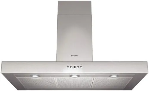 Siemens LC957BB40 ocak bacası Duvara monteli Paslanmaz çelik 770 m³/Saat Davlumbaz ve Aspiratö