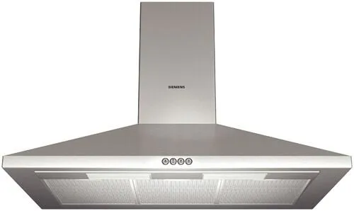 Siemens LC957WA20 ocak bacası Duvara monteli Paslanmaz çelik 740 m³/Saat Davlumbaz ve Aspiratö
