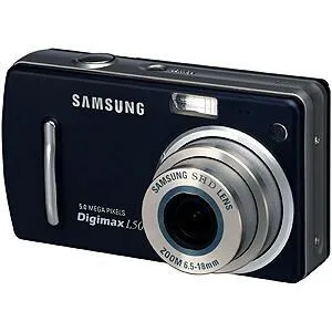 Samsung Digimax L50 digital foto 5.0 black 1/2.5" 5,36 MP CCD 2592 x 1944 Piksel Siyah Digital Kamera